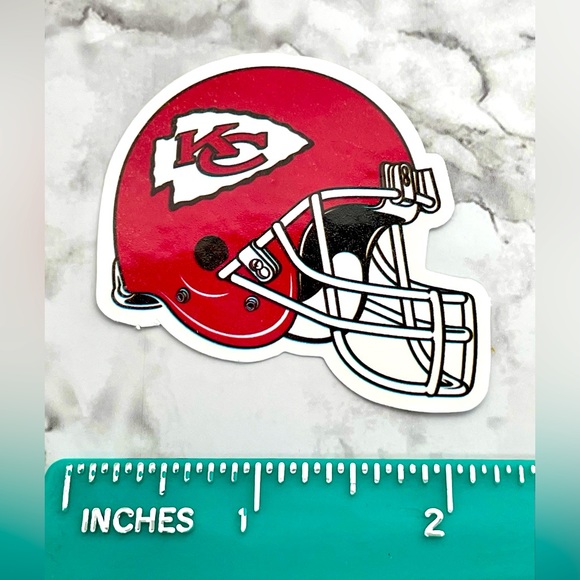 🏈❤️💛Kansas City Chiefs 🔥 5 Pc Sticker /Decal NWT - Picture 6 of 11